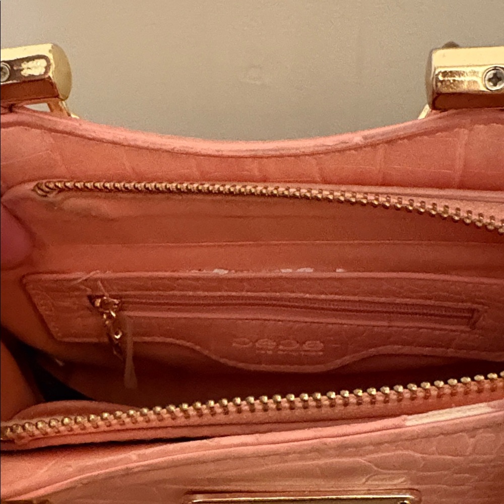 bebe Pink Mini Bag with Gold Accents - Picture 5 of 5